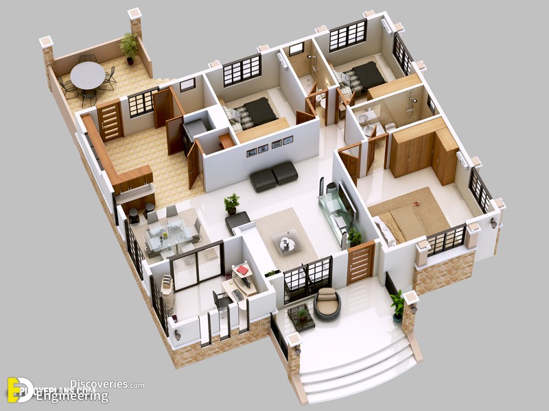 Amazing 3d Floor Plan Design Ideas Engineering Discoveries
