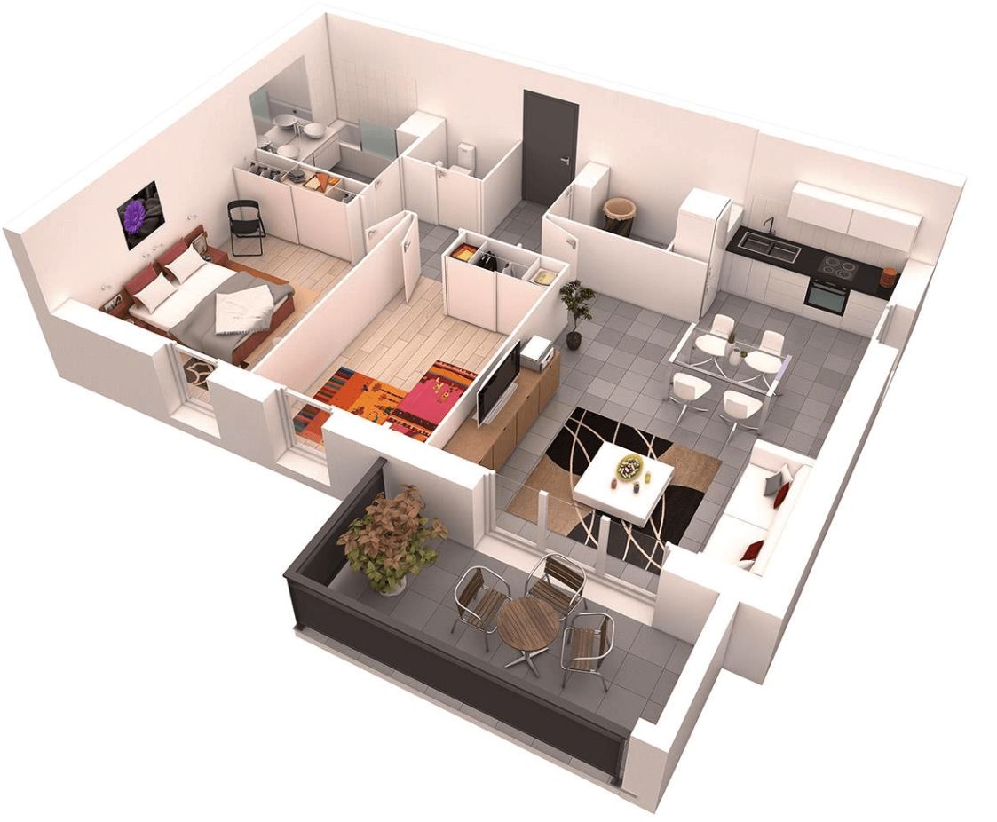 Amazing 3d Floor Plan Design Ideas Engineering Discoveries