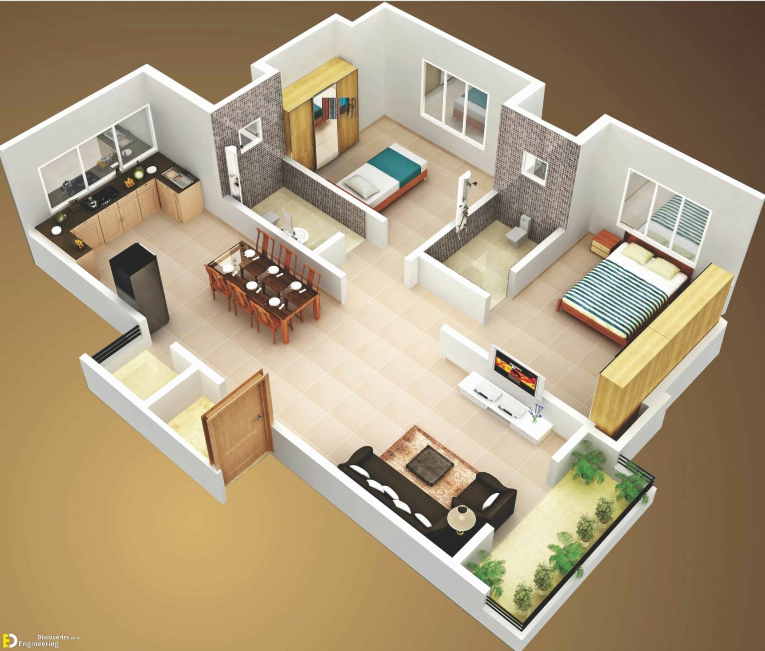 Amazing 3D Floor Plan Design Ideas - Engineering Discoveries