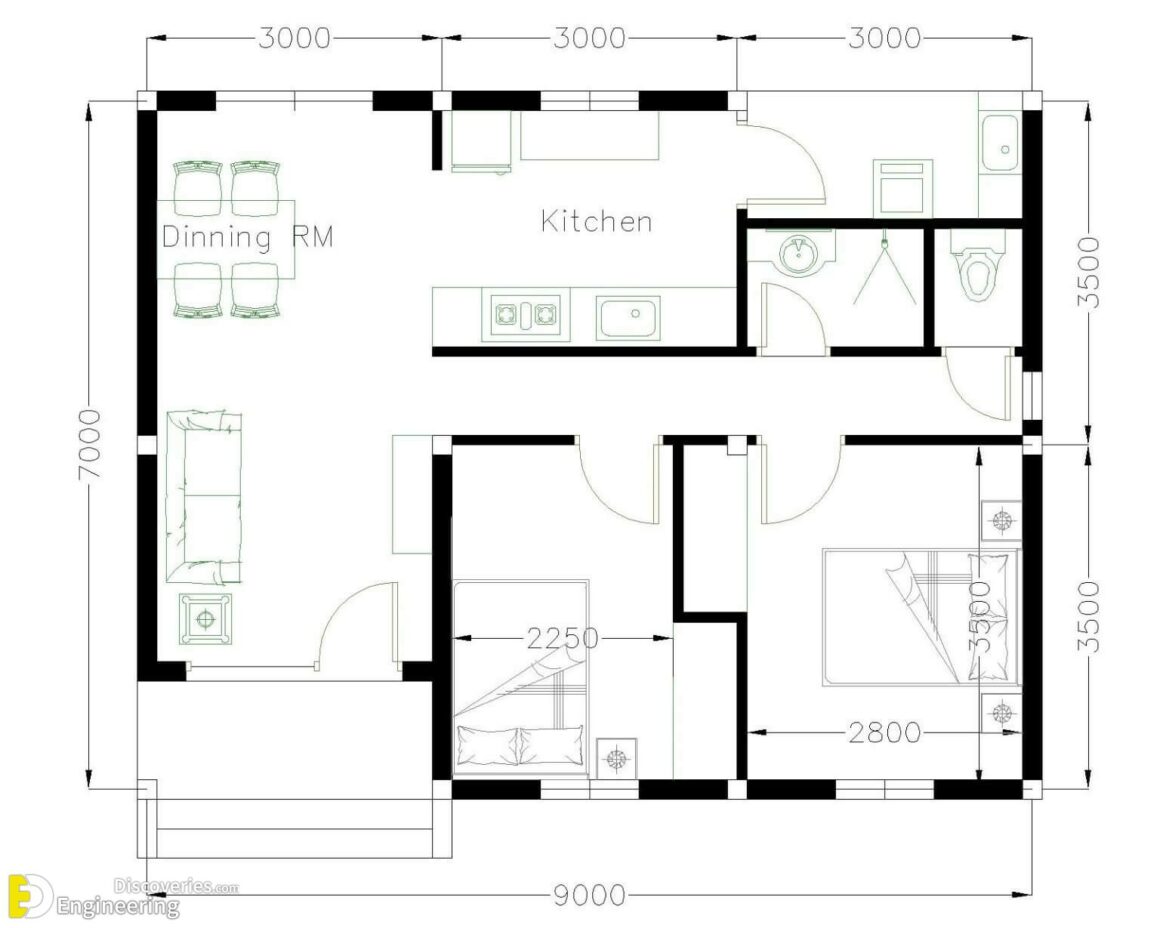 30 Small House Plan Ideas - Engineering Discoveries