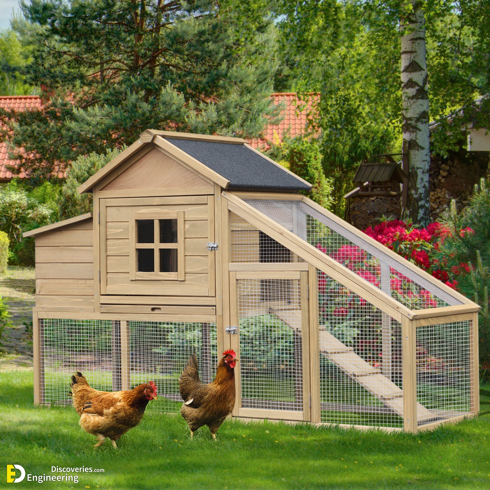 Groot Houten Kippenhok Chickens Backyard Chicken Gard - vrogue.co