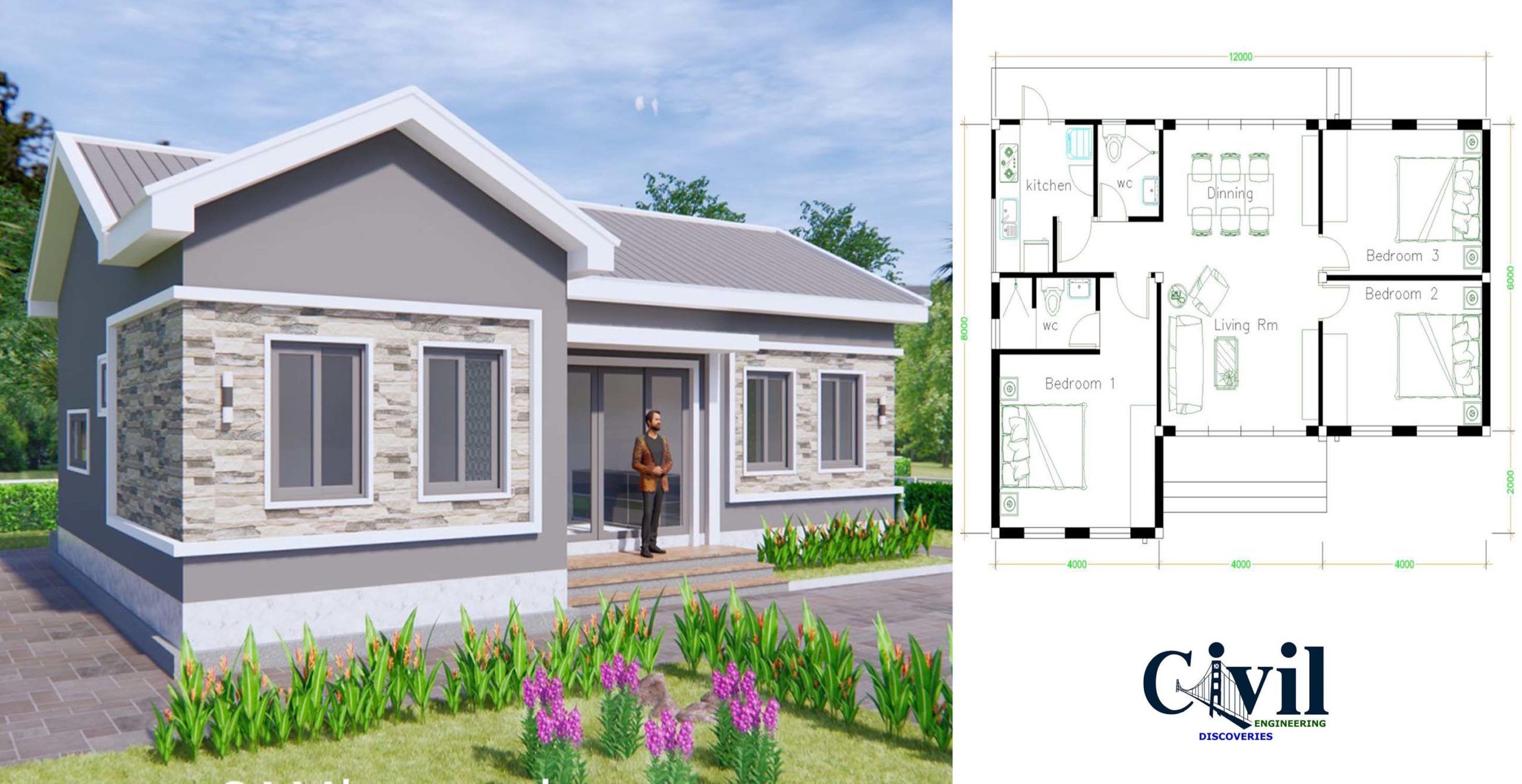 house-plans-12-8-with-3-bedrooms-gable-roof-engineering-discoveries