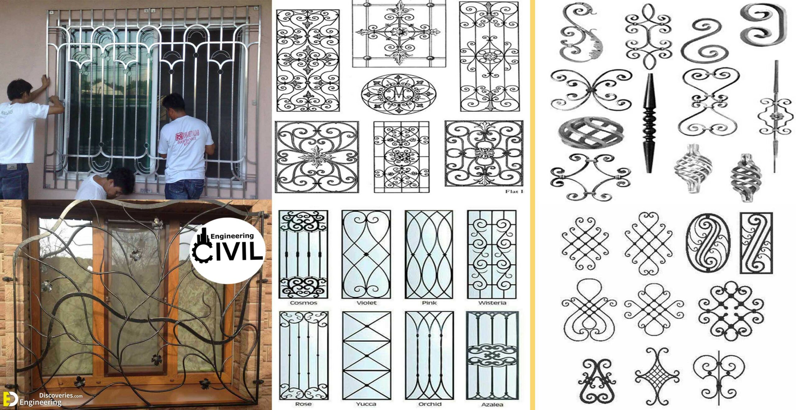 8 Simple Window Grill Design Ideas That Are Functional & Pretty