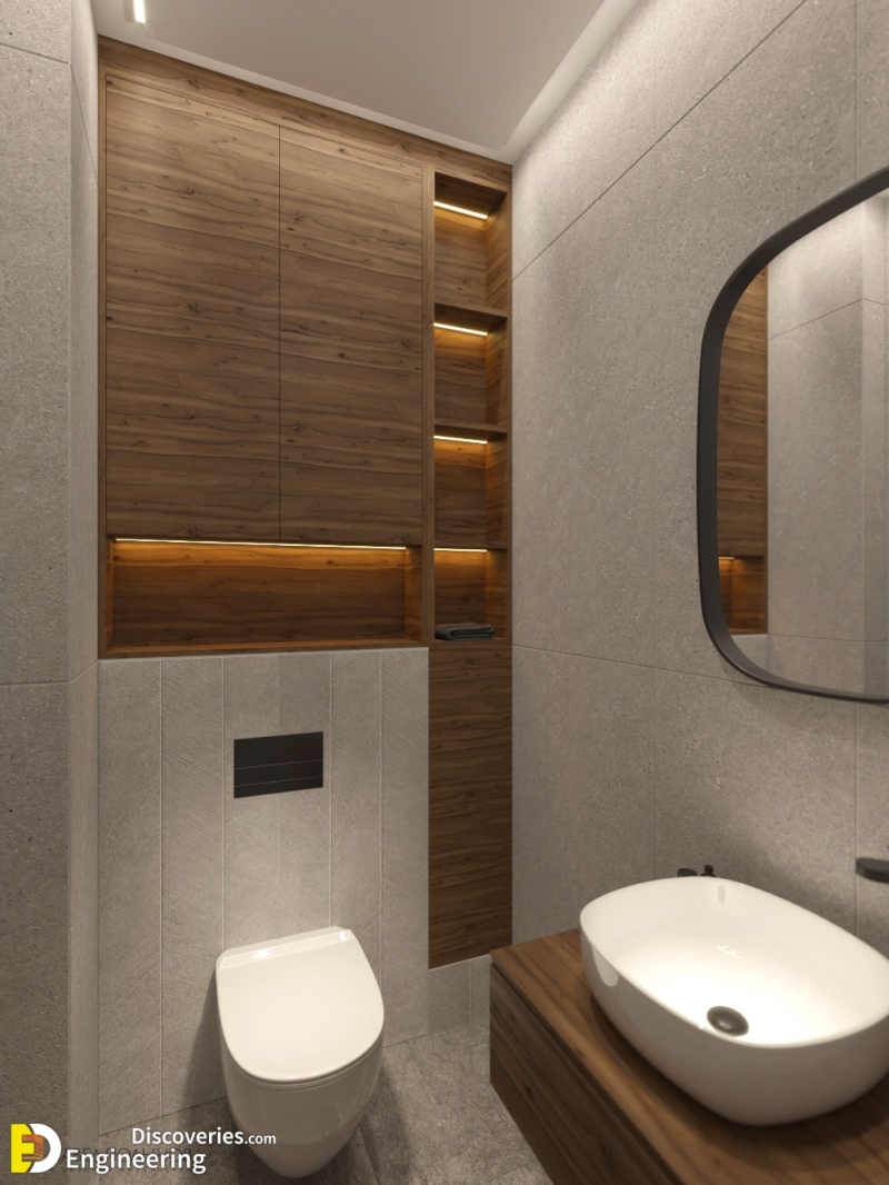 35 Modern Small Bathroom Ideas To Make Your Bathroom Feel Bigger ...
