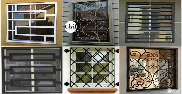 Elegant Window Grill Designs Ideas For Homes Engineering