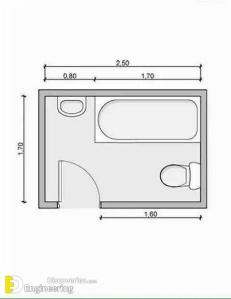 Bathroom Size and Space Arrangement - Engineering Discoveries