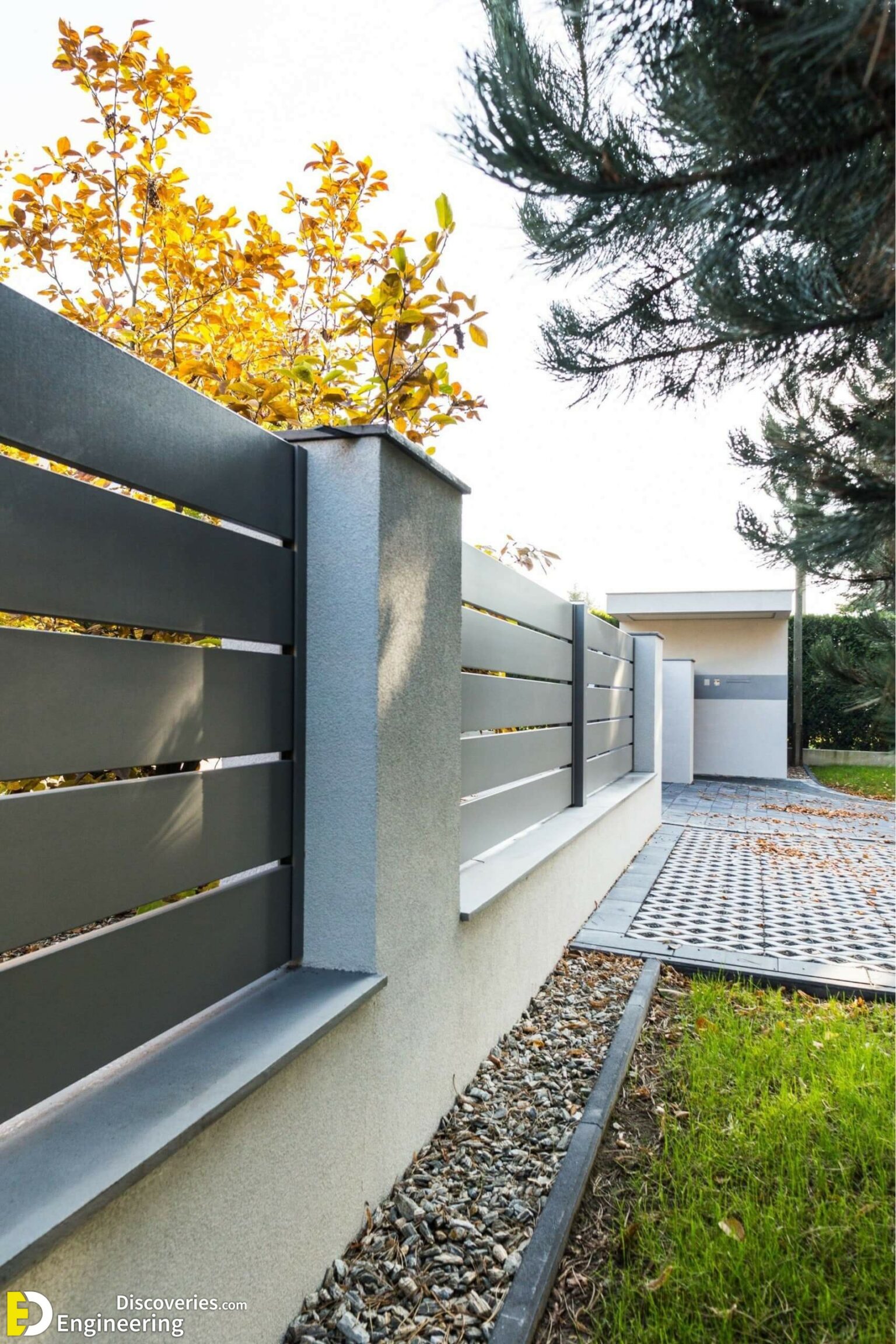 30 Modern Fence Design Ideas - Engineering Discoveries