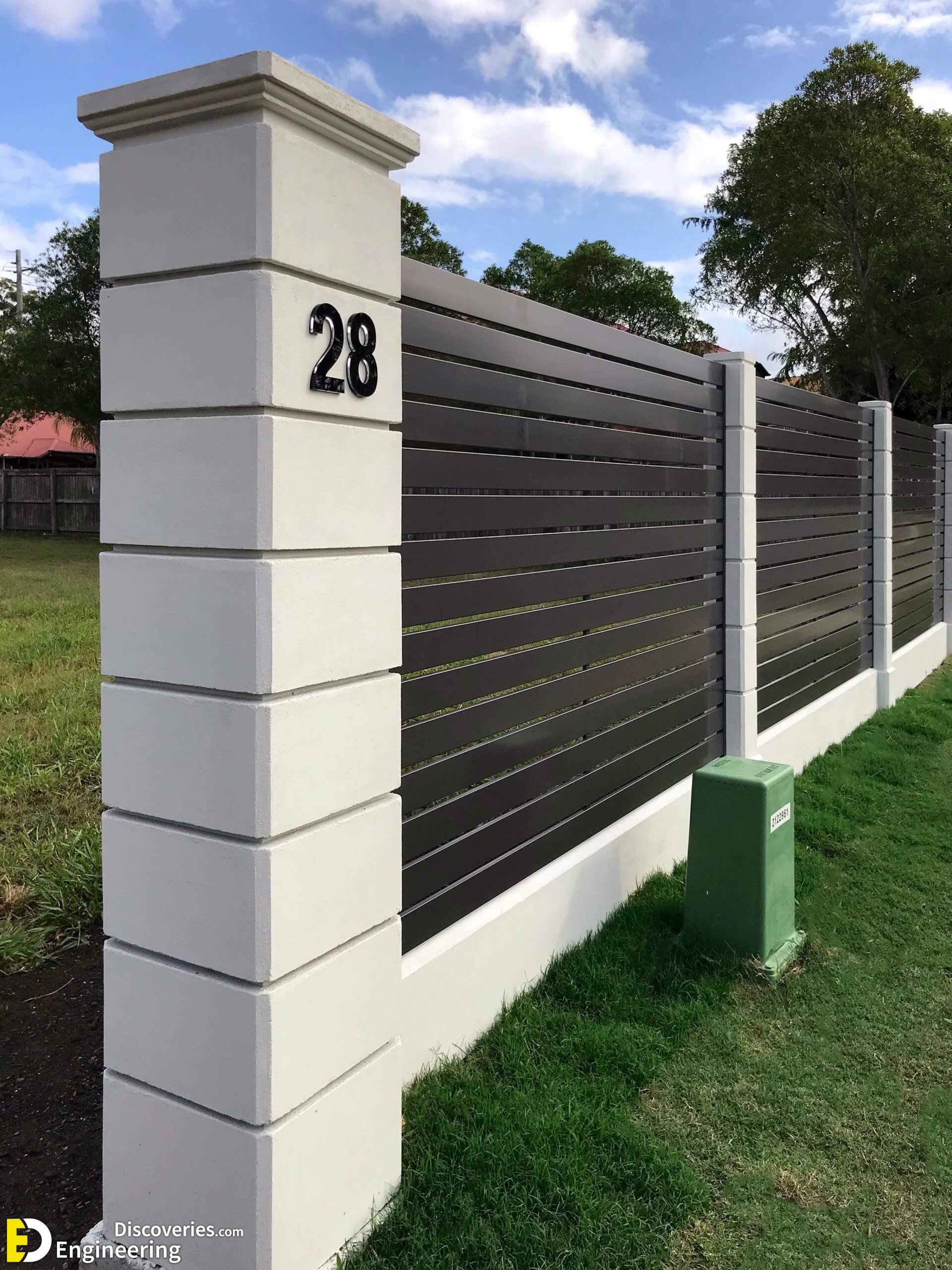 30 Modern Fence Design Ideas - Engineering Discoveries