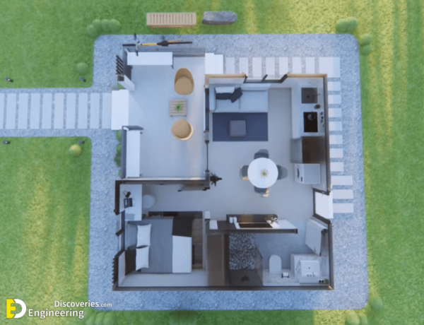 36 Sqm Small House Design 6m x 6.m - Engineering Discoveries