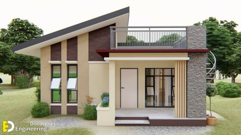 80 SQ.M. Modern Bungalow House Design With Roof Deck - Engineering ...