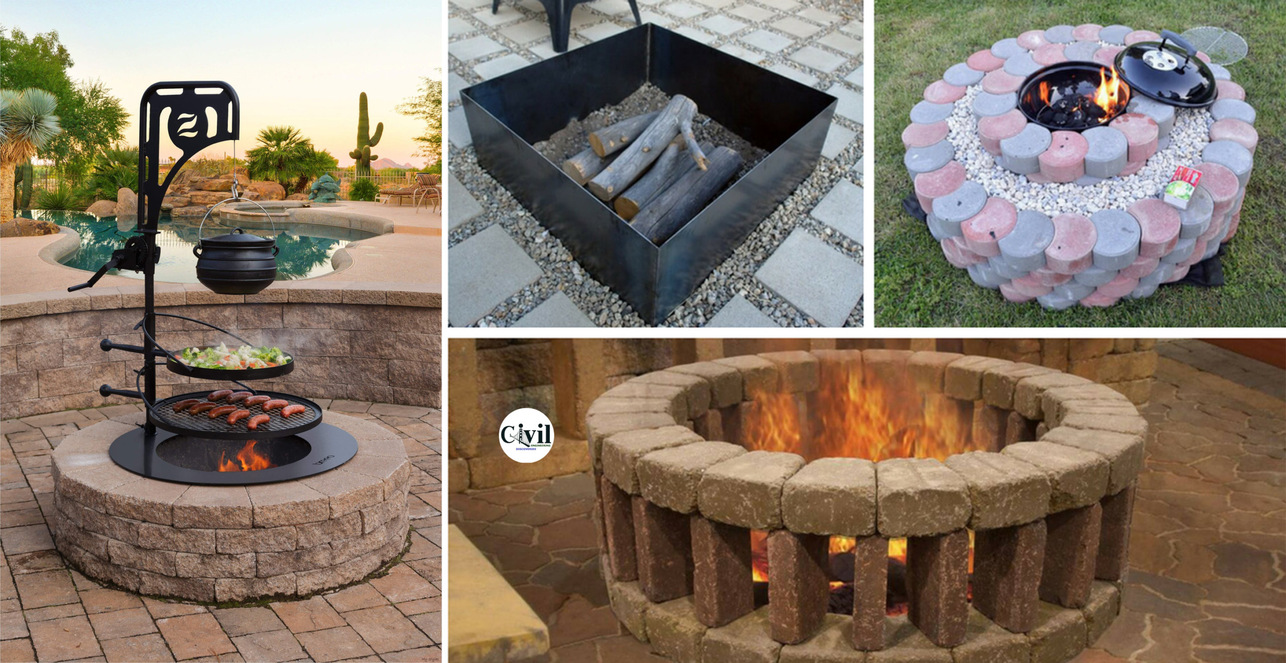 Awesome Diy Fire Pit Ideas For Your, Inexpensive Fire Pit Ideas