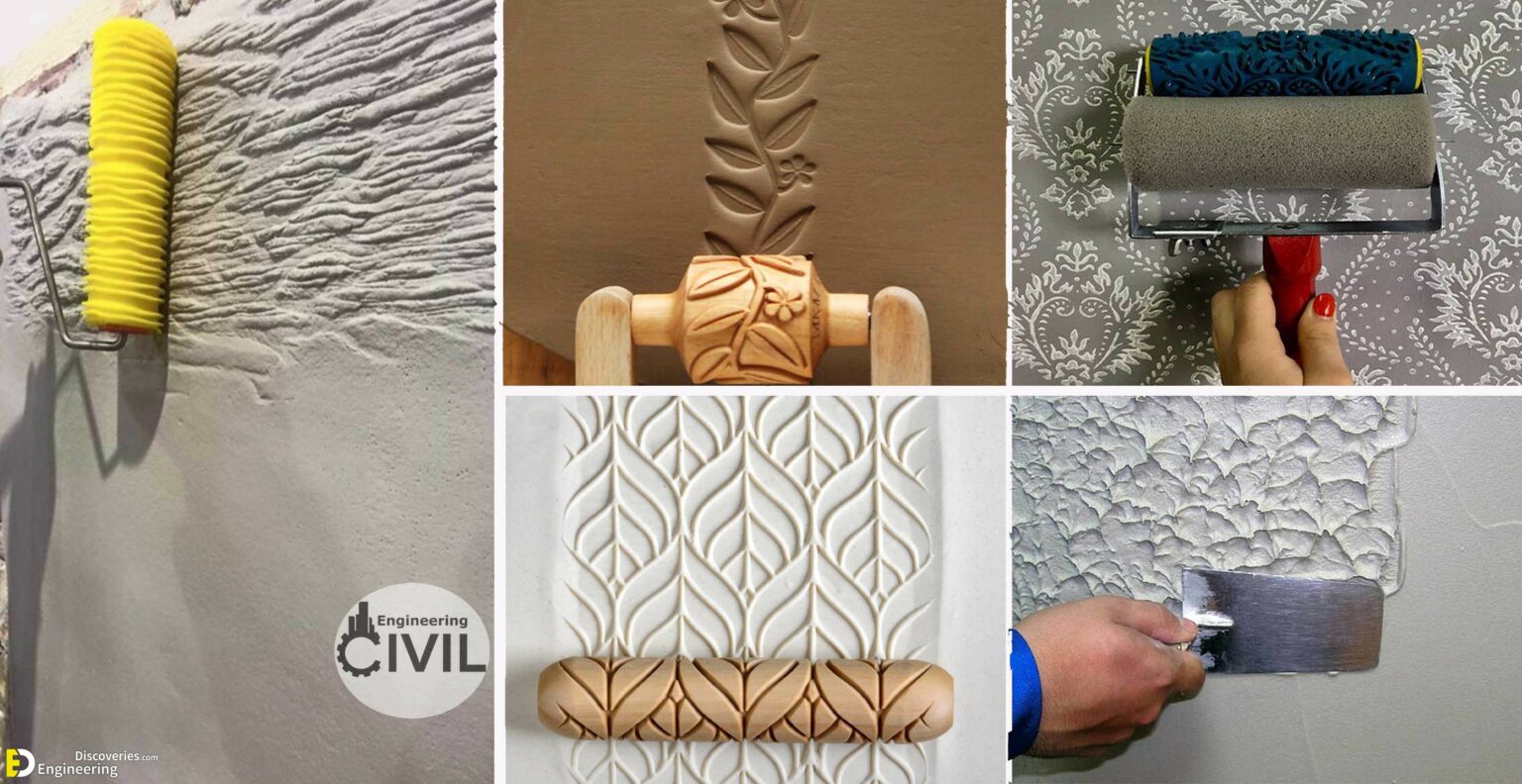 Wall Texture Ideas Learn How To Use Decorative Roller Engineering Discoveries