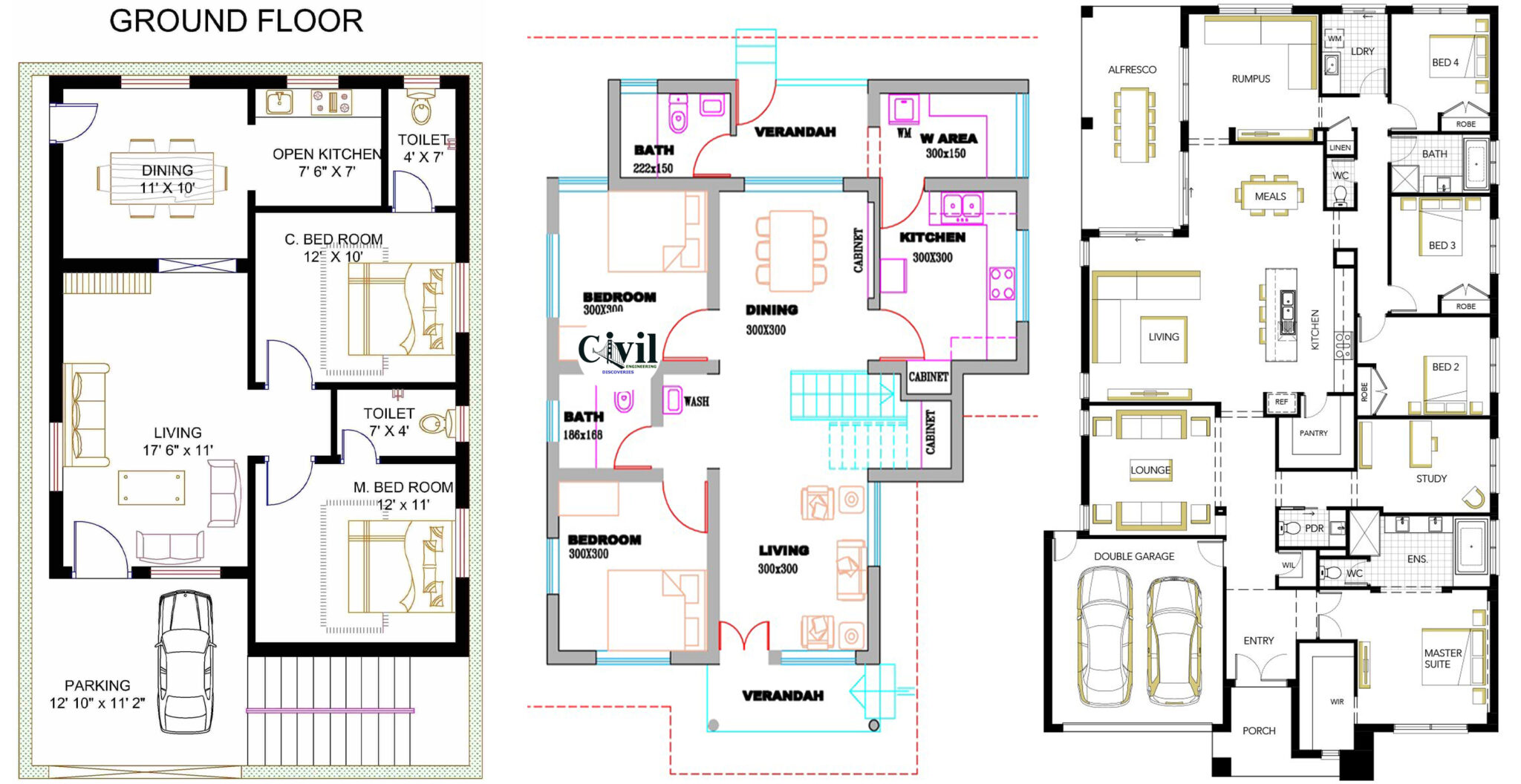 30 Amazing Different Types Of House Plan Design Ideas - Engineering ...