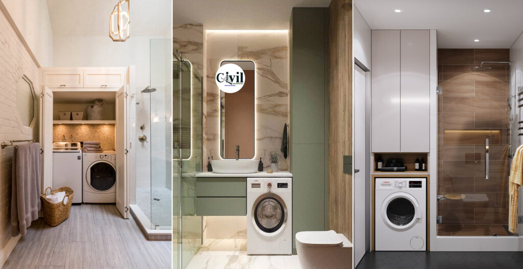 30 Smart Bathroom Design Ideas With Washing Machine Engineering